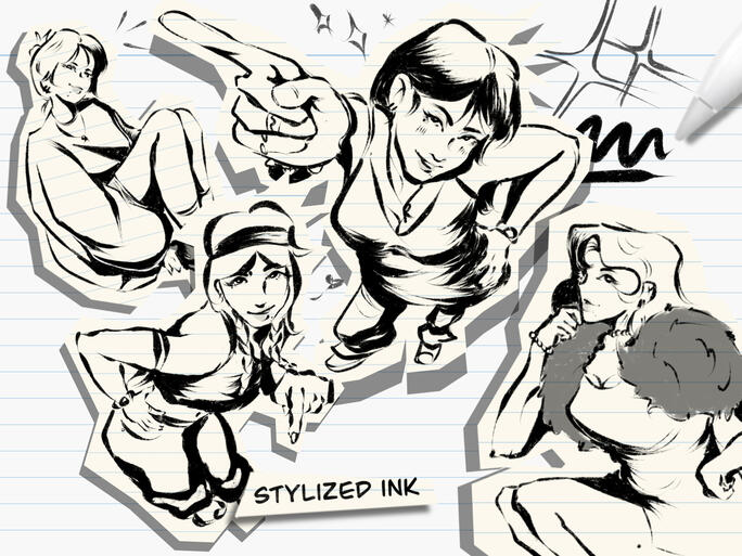 Stylized Ink